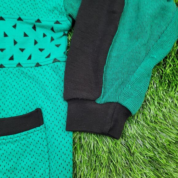 Vintage Gitano Cardigan Womens Small 22x26 Baggy Blue-Green 90s Y2K - Picture 5 of 13